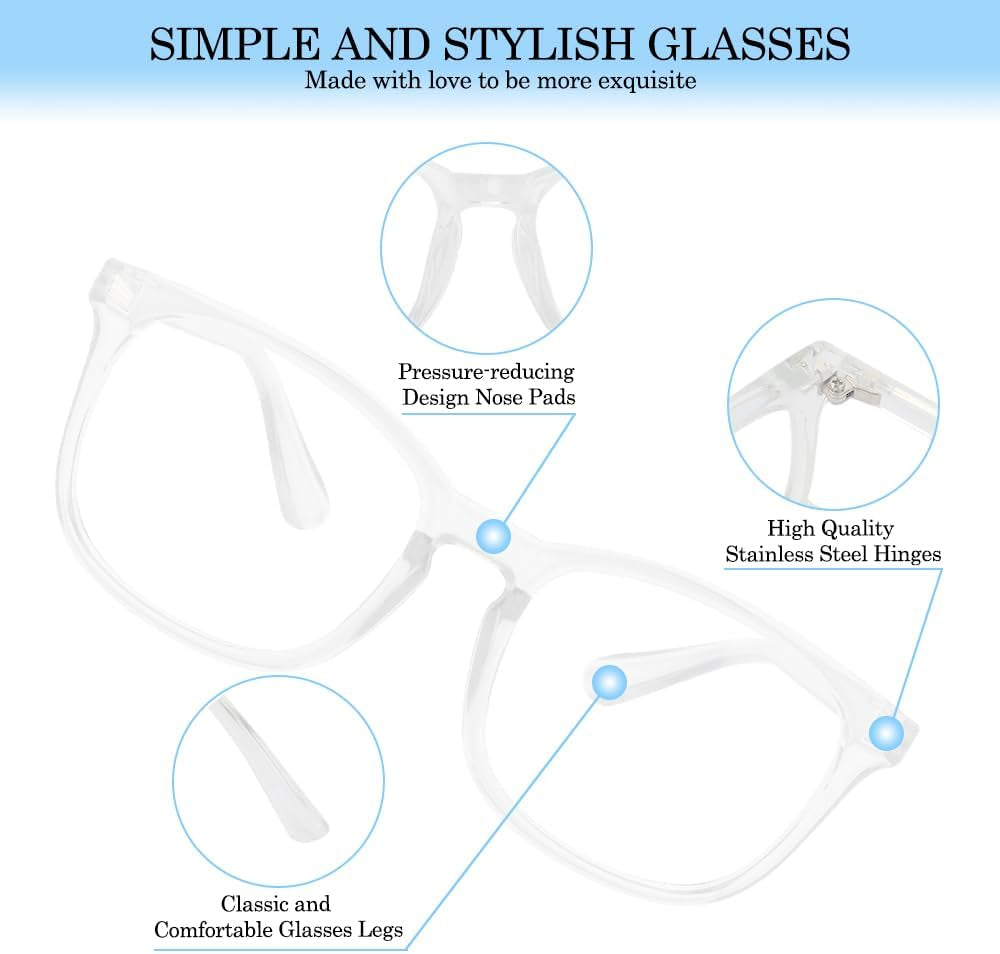 Blue Light Glasses Woman Blue Light Blocking Glasses Mens Blue Light Glasses for Girls Computer Gaming
